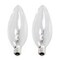 Philips 60w 120v B10.5 DuraMax Clear Decorative Incandescent Light Bulb - 2 pack